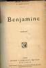 Benjamine - Roman.. Aicard Jean