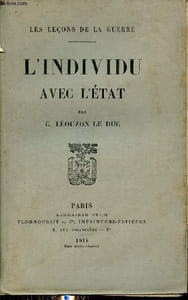 L'individu avec l'état - Les leçons de la guerre.