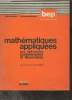 Mathématiques appliquées aux opérations commerciales et financières - A l'usage des élèves des collèges d'enseignement technique commercial - ...