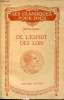 De l'esprit des lois livre premier et extraits des livres suivants - Nouvelle édition - Collection les classiques pour tous n°158.. Montesquieu