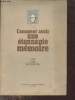Comment avoir une étonnante mémoire - Les lois du succès.. Collectif