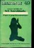 Question de n°49 septembre octobre 1982 - Yoga et psychosomatique.. Aurobindo Sri
