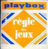 Une plaquette dépliante : Playbox règle des jeux.. Collectif