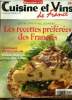 Cuisine et vins de France hors série n°8 novembre-décembre 1999 - Quiche lorraine - steak frites - pot au feu - blanquette - couscous - paëlla - ...