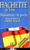 Hachette & Vox - Dictionnaire de poche - Français-espagnol/Espagnol-Français.. A.Gonzales Hermoso & Alfaro Sanchez & Cuenot