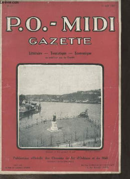 P.o. - Midi Gazette n°12 23 aout 1924 - Chasseurs !!! - la Perdrix rouge en Montagne par Pierre Salvat - impressions premières sur la chasse au canard ...