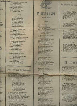 Gaités Parisiennes - L'enfant chantait la marseillaise - mon verre - en r'venant de Suresnes - on dirait du veau - Carmen ou ne méprisez pas mon amour ...