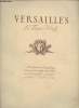 Versailles - Le Tapis Vert - Une eau forte originale signée Chabridon.. Chabridon