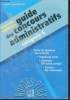 Guide des concours administratifs catégorice C.. Boursin Jean-Louis