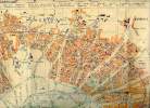 Un plan en couleur dépliant d'environ 45 x 65 cm recto/verso Banlieue de Bordeaux - plan de la ville de Bordeaux.. Collectif