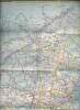 Une carte en couleur dépliante Eastern United States and adjacent Canada interstate map - Carte d'environ 60 x 85 cm.. Collectif