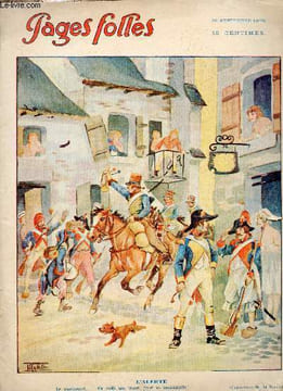Pages Folles n°39 5e année 28 septembre 1913 - Deux et deux font quatre par Henri Falk - et patati et patata - le pauvre artiste et la belle dame ...