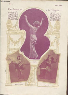 Fantasio magazine gai - Les papotages de fantasio - le bouton de rose de Noël composition d'Abel Faivre - une danseuse à la Pégoud - jeu de dames ...