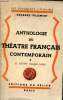 Anthologie du théatre français contemporain - Tome 1 : Le théatre d'avant-garde - Collection les documents littéraires.. Pillement Georges