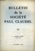 Bulletin de la Société Paul Claudel n°17 octobre 1964 - Vie de la société - deux lettres à Jacques Copeau - une rencontre avec Claudel - Charles ...