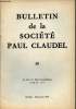 Bulletin de la Société Paul Claudel n°40 octobre décembre 1970 - François Mauriac - lettres de Paul Claudel a Rene Lalou présentées par Marie Clotilde ...