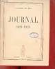 Journal 1924-1925.. Du Bos Charles