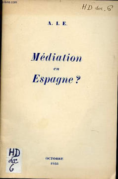 Médiation en Espagne ?. A.I.E.