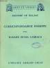Correspondance inédite avec Madame Zulma Carraud - Collection Ames et Visages.. De Balzac Honoré