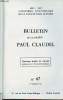 Bulletin de la société Paul Claudel n°67 3e trimestre 1977 - Quelques inédits de Claudel présentés par A.Espiau de la Maëstre.. Collectif