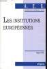 Les Institutions Européennes - Collection A.E.S.. Vigne Natacha