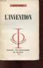 L'Invention - Collection Initiation Philosophique + envoi de l'auteur.. Boirel René