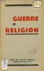 Guerre et religion.. Collectif