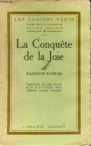 La Conquête de la Joie - Collection Les Cahiers Verts n°9.