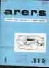 Les mammiferes paleocenes du Mont-de-Berru - Extrait de l'Arers n°6 juin 1961.. M.Louis