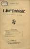 L'Année Dominicaine n°1 2e année janvier 1926 - J.Eisenmenger Saint Raymond de Pennafort - P.Hugueny les oeuvres dominicaines à Mossoul - Fr.Xavier ...