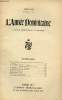 L'Année Dominicaine n°6 63e année juin 1927 - R.P.Lemonnyer les prières secrètes dans la vie dominicaine - R.P.Constant Sanctoral dominicain - Madame ...