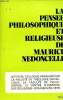 La pensée philosophique et religieuse de Maurice Nédoncelle - Actes du colloque organisé par la faculté de théologie catholique la faculté de ...
