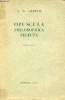 Opuscula philosophica selecta - texte latin - Collection Bibliothèque de Philosophie.. G.W. Leibniz