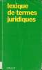 Lexique des termes juridiques - 7e édition.. Guillien Raymond & Vincent Jean