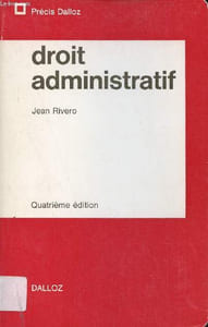 Droit Administratif - Précis Dalloz - 4e édition.