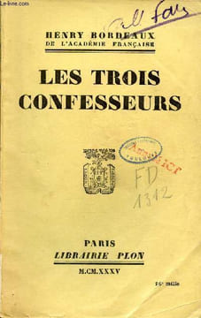 Les trois confesseurs - L'avocat, le médecin, le prêtre.. Bordeaux Henry