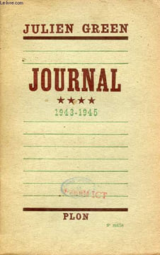 Journal - Tome 4 : 1943-1945.. Green Julien