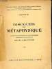Discours de métaphysique - Collection Bibliothèque des textes philosophiques.. Leibniz