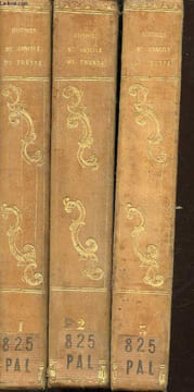 Histoire du concile de trente - En 3 Tomes - Tomes 1 + 2 + 3.. P.Sforza Pallavicini