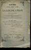 Cours alphabétique, théorique et pratique de la législation civile ecclésiastique contenant tout ce qui regarde les fabriques les bureaux de ...