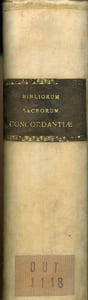 Vulgatae editionis bibliorum sacrorum concordantiae ad recognitionem jussu Sixti V.Pontif.Max. - Bibliis adhibitam recensitae atque emendatae ac plusquam viginti quinque millibus versiculis auctae insuper et notis historicis geographicis chronologicis etc
