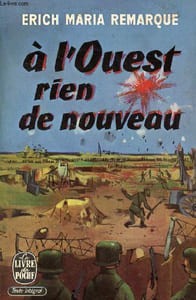 A l'ouest rien de nouveau - Collection le livre de poche n°197.