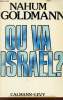 Où va Israel ? - Collection Diaspora.. Goldmann Nahum