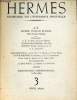 Hermes n°3 hiver 1964-65 - A.E. George William Russell poète mystique irlandais - présentation A.E. ce héros qui est en l'homme - Diarmud Russell mon ...