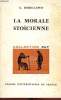 La Morale Stoïcienne - Collection Sup initiation philosophique n°90.. G.Rodis-Lewis