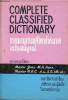 Complete classified dictionary - Thaï - anglais.. Master John M.A.Hons & Master M.A.C.