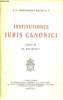 Institutiones iuris canonici - Volumen 3 : De religiosis.. P.Dr.Christophorus Berutti O.P.