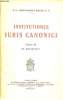 Institutiones iuris canonici - Volumen 3 : De religiosis.. P.Dr.Christophorus Berutti O.P.