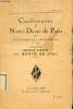 Conférences de Notre-Dame de Paris n°7 20 avril 1930 - Carême 1930 retraite Pascale la bonté de dieu.. R.P.Pinard de la Boullaye S.J.