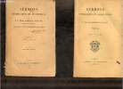 Sermons instructions et allocutions - En deux tomes - Tomes 1 + 2 - 4e édition - Tome 1 : Sermons 1825-1849 - Tome 2 : Sermons 1850-1856 instructions ...